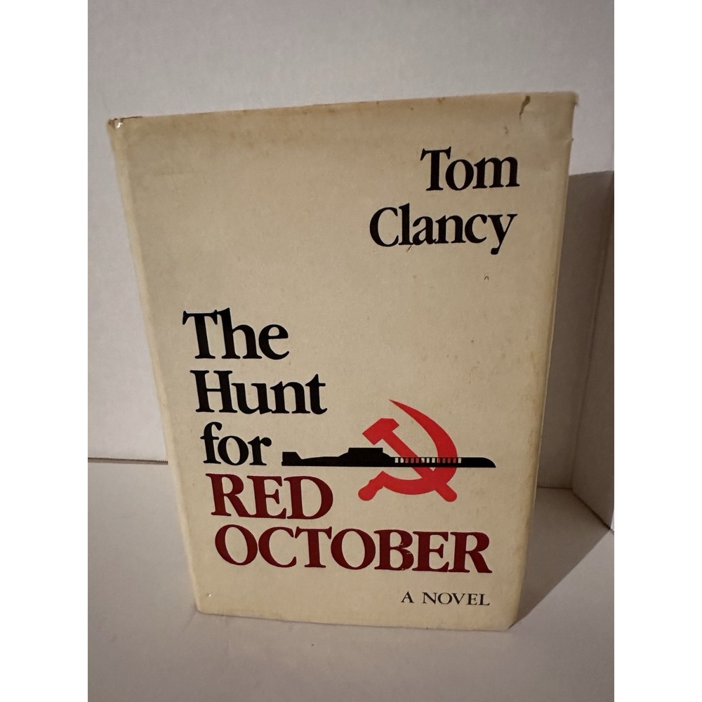 The Hunt for Red October Tom Clancy 1984 1st Printing!!!! HC DJ Book